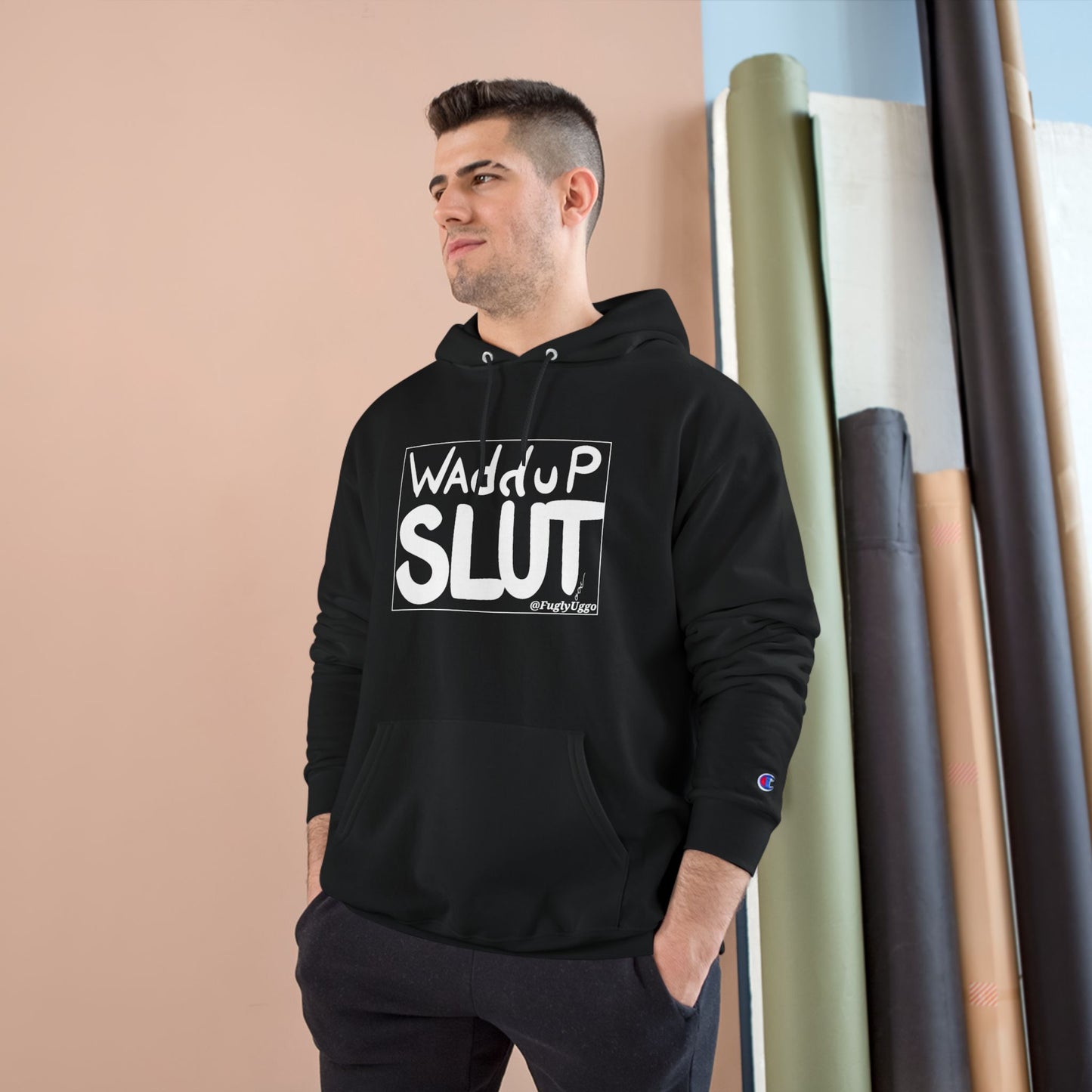 WAdduP SLUT - Champion Hoodie
